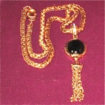 vintage givenchy tassel necklace