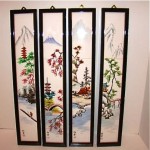 vintage japanese tile art