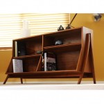 vintage mid-century kipp stewart for drexel bookcase credenza