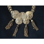 vintage pauline rader greek goddess necklace