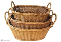 vintage stacking french baskets