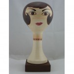 vintage stangl wig stand