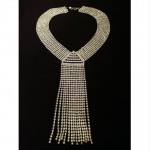 vintage trigere rhinestone necklace