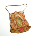 vintage whiting and davis enamel mesh purse