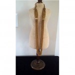 vintage ysl 20-strand rope necklace