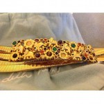 vitage judith leiber jeweled belt