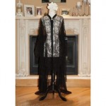 antique chantilly lace cape shawl museum deaccession