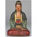 antique chinese 17th century bronze buddha