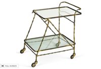 antique french tea trolley