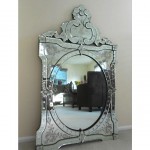antique victorian beveled mirror