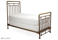 vintage 1900 bronze twin size bed from whitney long island estate