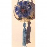 vintage 1920s garbiel argy rousseau pate de verre glass pendant necklace
