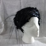 vintage 1960s christian dior feather hat