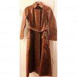 vintage 1960s gucci leather trench coat