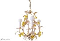 vintage 1960s italian tole chandelier