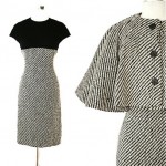 vintage 1960s pauline trigere dress and cape