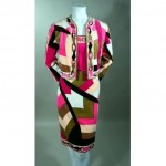 vintage 1960s pucci velvet jacket with matching dress