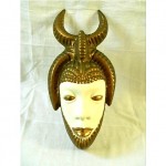 vintage 1960s sascha brastoff ceramic wall mask