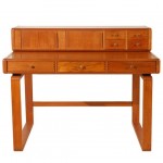 vintage 1970s d-scan teak desk