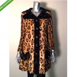 vintage 60s 70s faux fur jacket