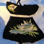 vintage catalina two-piece pin-up bathing suit