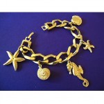 vintage christian dior charm bracelet