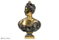 vintage early 20th century bust