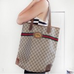 vintage gucci shopper tote