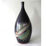 vintage japanese enamel cloisonne vase