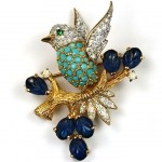 vintage jomaz brooch