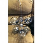 vintage lightolier chrome sputnik chandelier