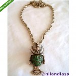 vintage los ballesteros mexican sterling pendant necklace