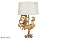 vintage marbro rooster lamp
