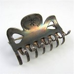 vintage mexican sterling hair clip