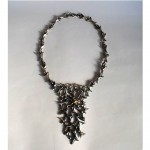 vintage robert larin brutalist necklace