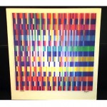 vintage signed and numbered yaacov agam agamograph