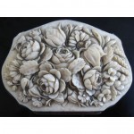 antique 1800s french carved faux ivory coin purse