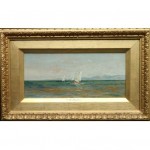 antique 1890s charles william wyllie oil painting