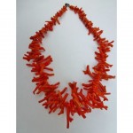 antique edwardian red branch coral necklace