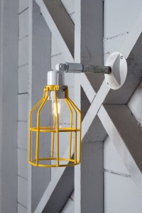 outdoor wire cage wall sconce