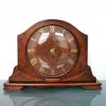 vintage 1950s smiths uk wood clock