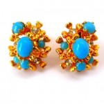 vintage 1968 christian dior earrings