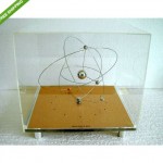 vintage 1970s jeco space age atomic desk clock