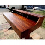 vintage 1970s rosewood desk