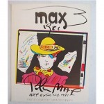 vintage 1981 peter max hand signed poster
