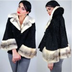 vintage broadtail persian lamo with mink coat