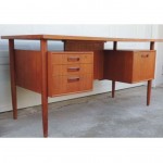 vintage h p hansen teak desk