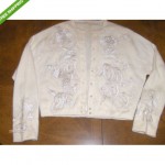 vintage helen bond carruthers embroidered cashmere sweater