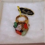 vintage miriam haskell gemstone ring