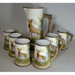 vintage nippon tankard and mug set